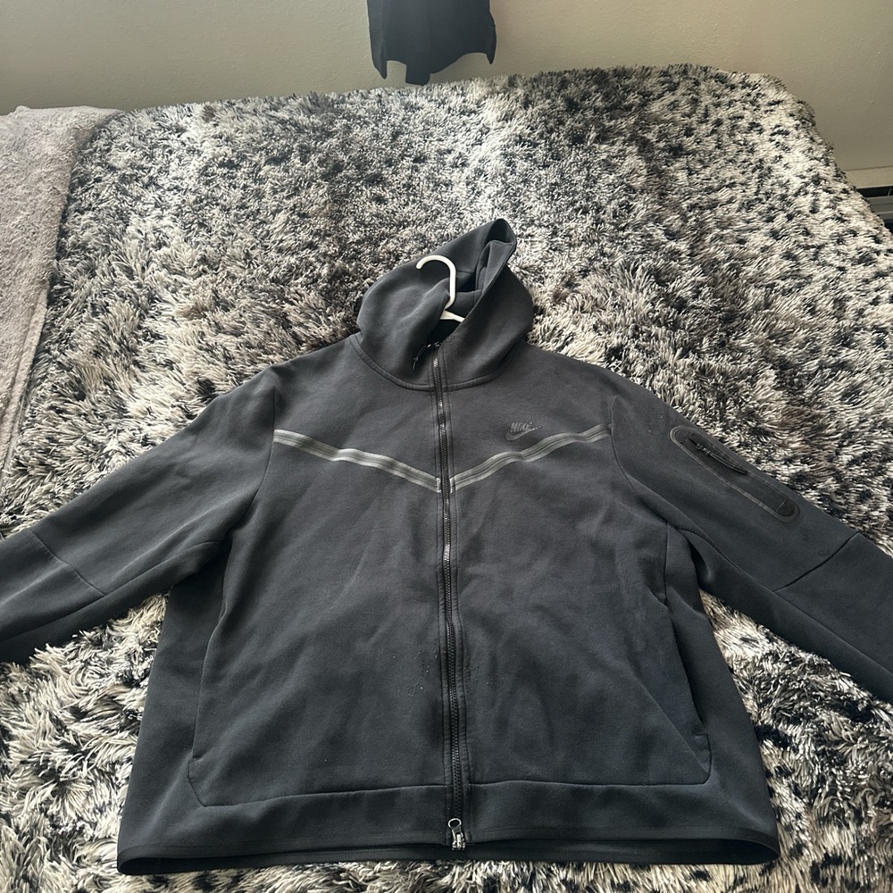 Black Zip-Up Hoodie